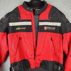 DUHAN BORLENI Motorcycle Jacket L Fits XL 2XL Armored Pads